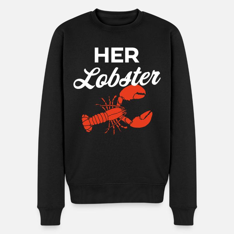 Ihr Hummer - Männer Premium Bio Pullover - Schwarz