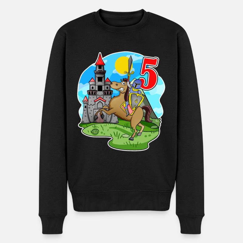 5 ans Ritter Burg - Pull Premium bio Homme - noir