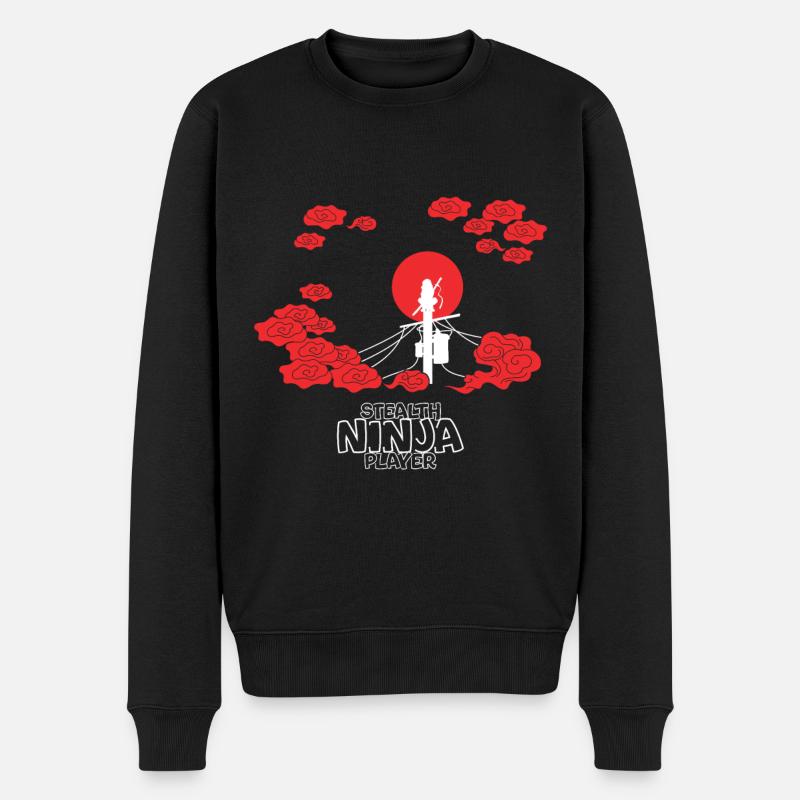 Joueurs ninja furtifs - Pull Premium bio Homme - noir