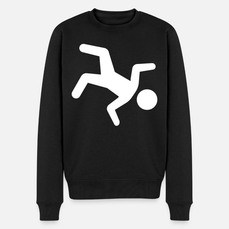 Trampoline - Pull Premium bio Homme - noir