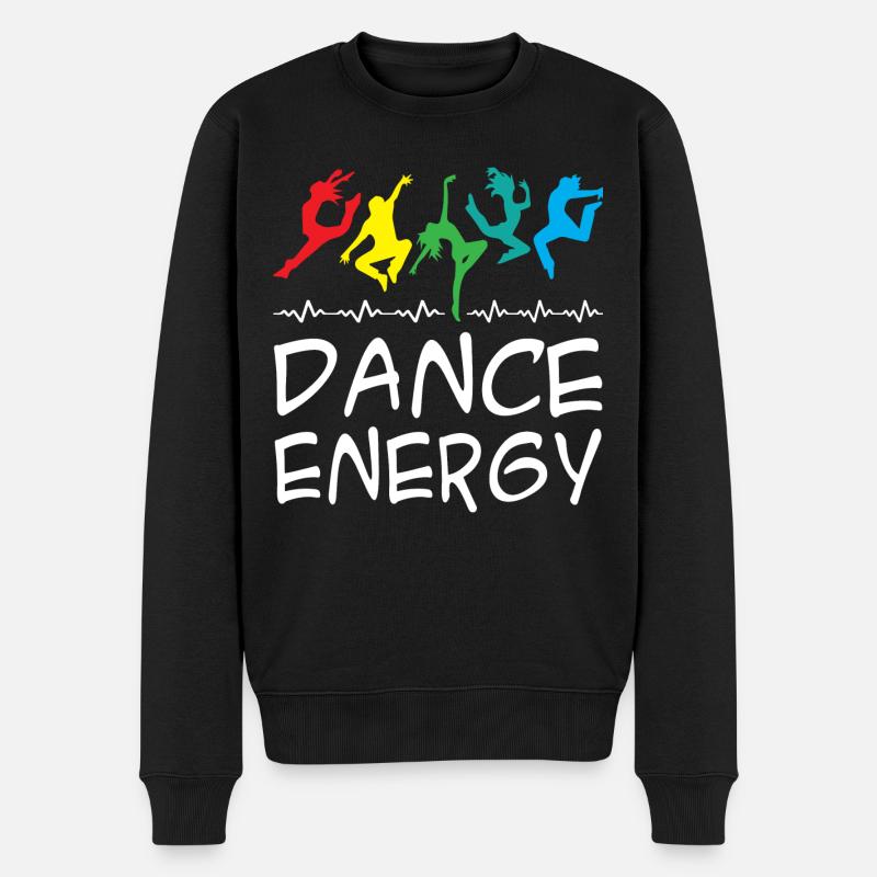 Énergie de danse - Pull Premium bio Homme - noir