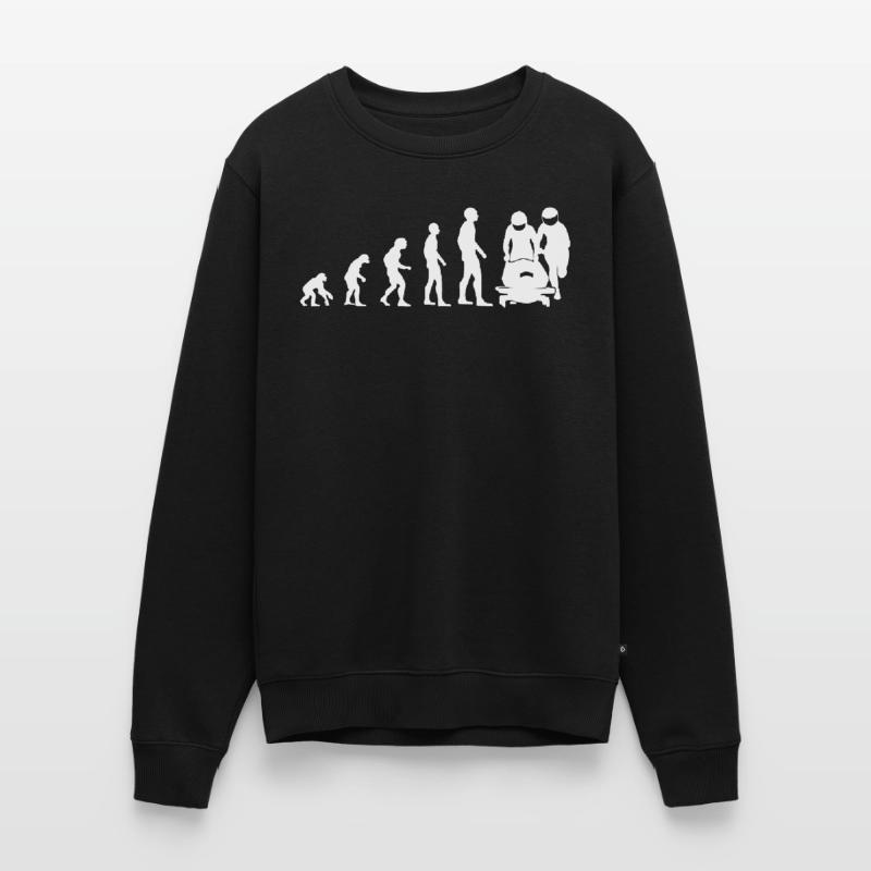 Bobsleigh Evolution Bobsleighing Bobsleigh Cadeau Pull Premium bio Homme