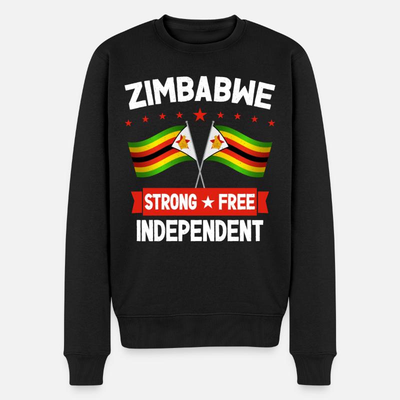 Zimbabwe - Pull Premium bio Homme - noir