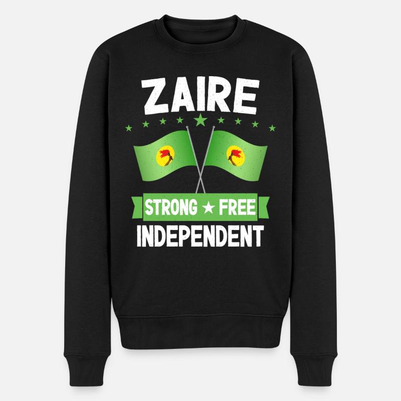 Zaïre - Pull Premium bio Homme - noir