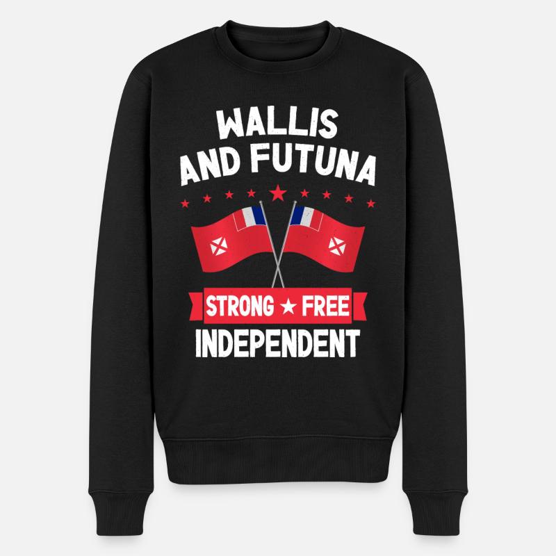 Wallis et Futuna - Pull Premium bio Homme - noir
