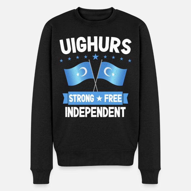 Ouïghours - Pull Premium bio Homme - noir