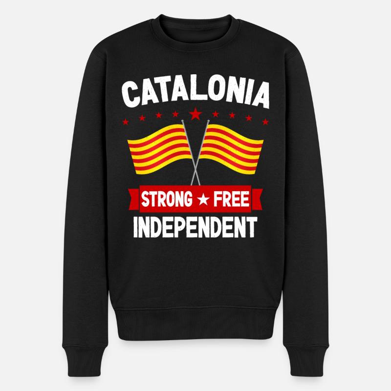 Catalogne - Pull Premium bio Homme - noir