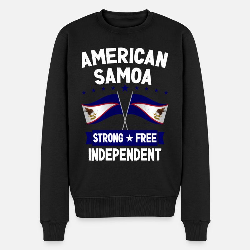 Samoa américaines - Pull Premium bio Homme - noir