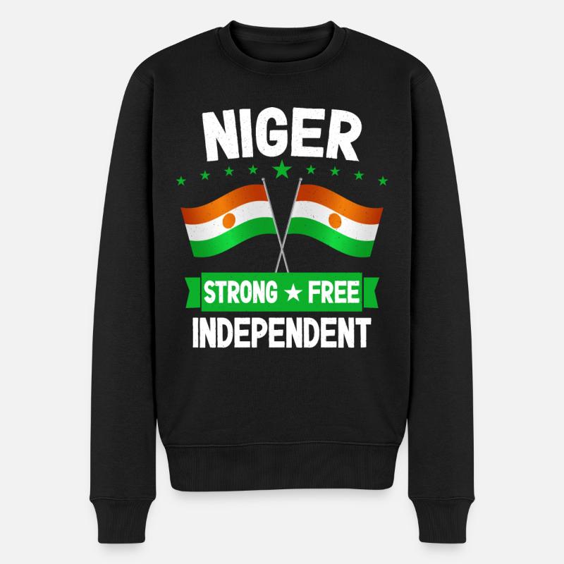 Nouvelle-Zélande - Pull Premium bio Homme - noir