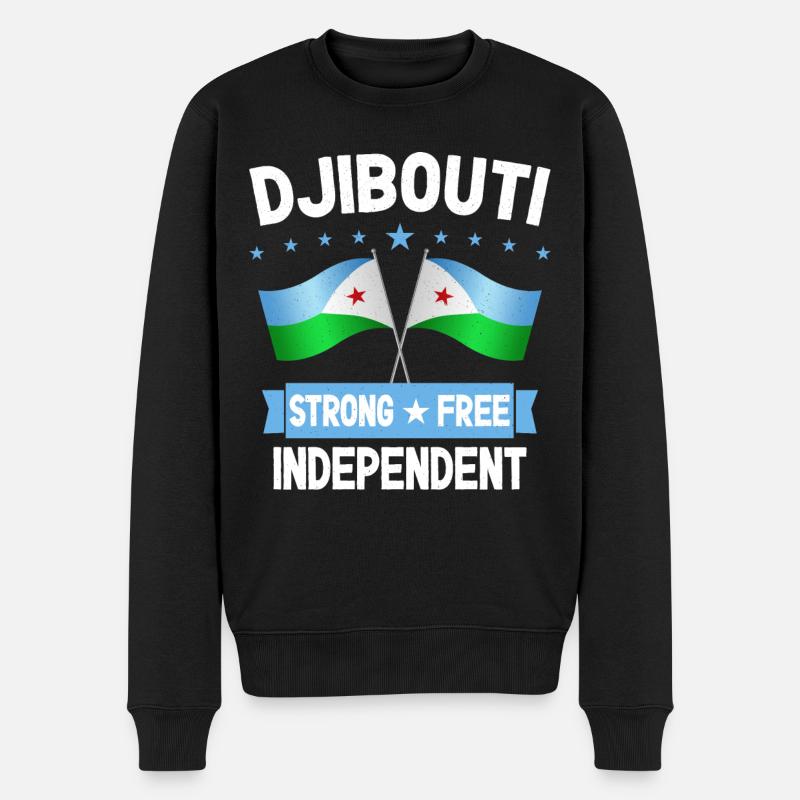Djibouti - Pull Premium bio Homme - noir