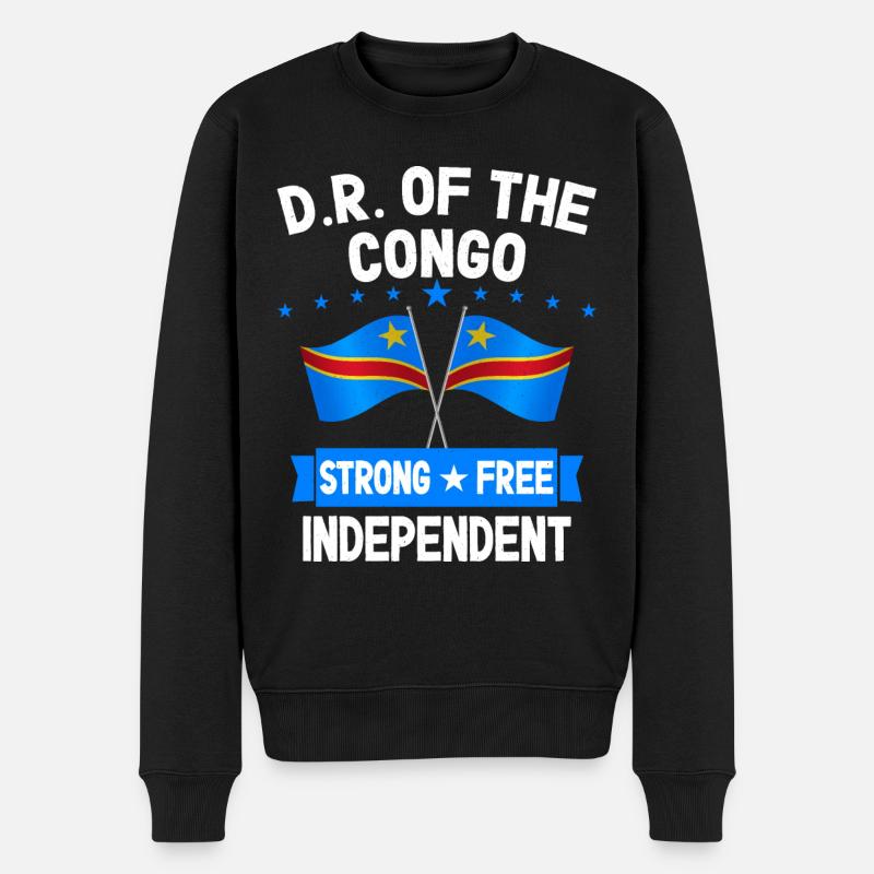 République démocratique du Congo - Pull Premium bio Homme - noir