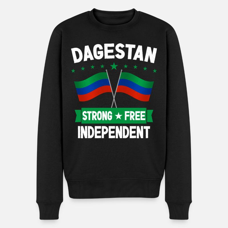 Daghestan - Pull Premium bio Homme - noir