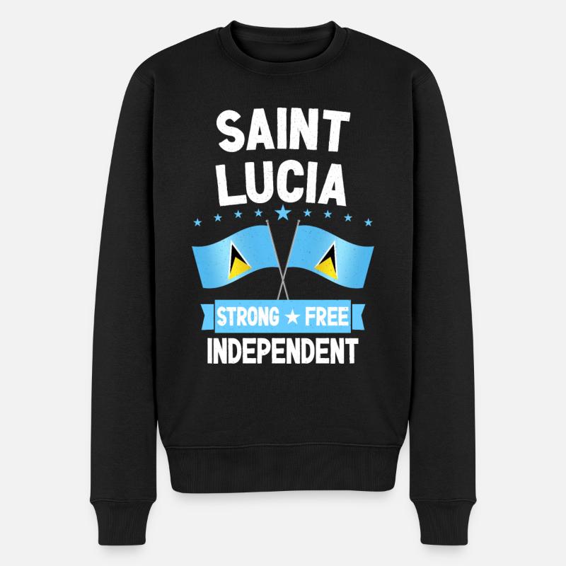 Sainte-Lucie - Pull Premium bio Homme - noir