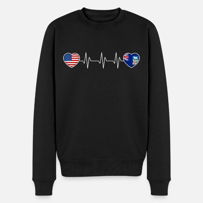 Falkland (Îles) - Pull Premium bio Homme - noir