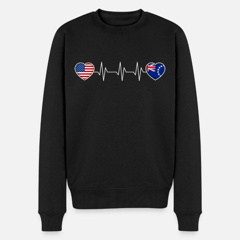 Cook (Îles) - Pull Premium bio Homme - noir
