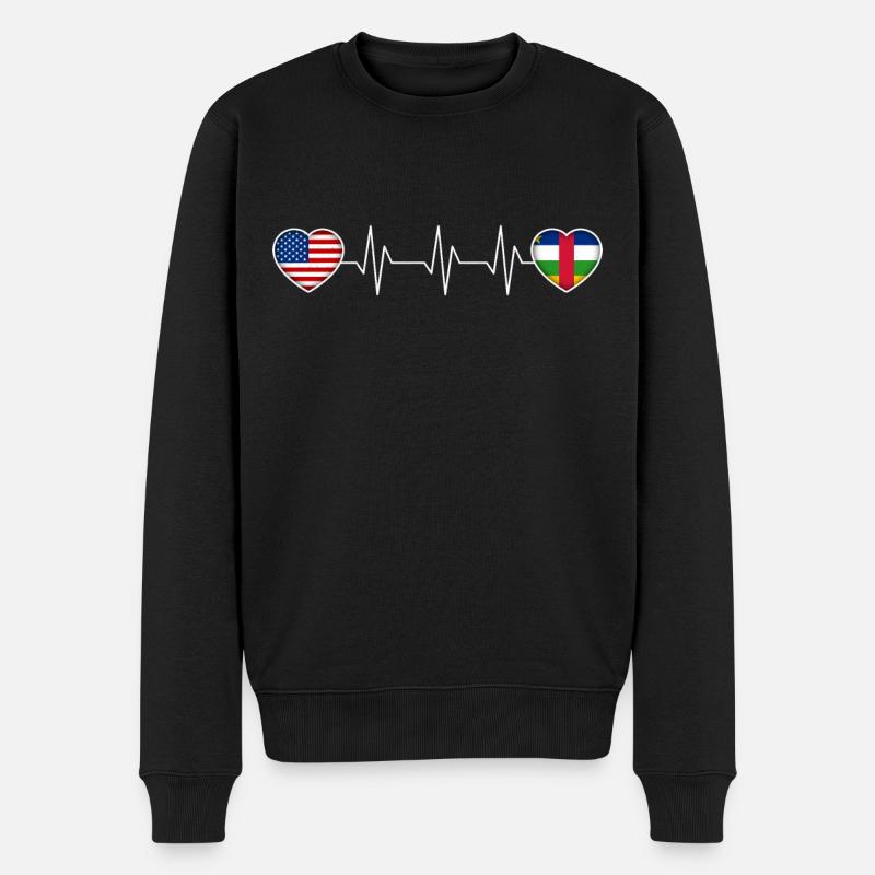 République Centrafricaine - Pull Premium bio Homme - noir
