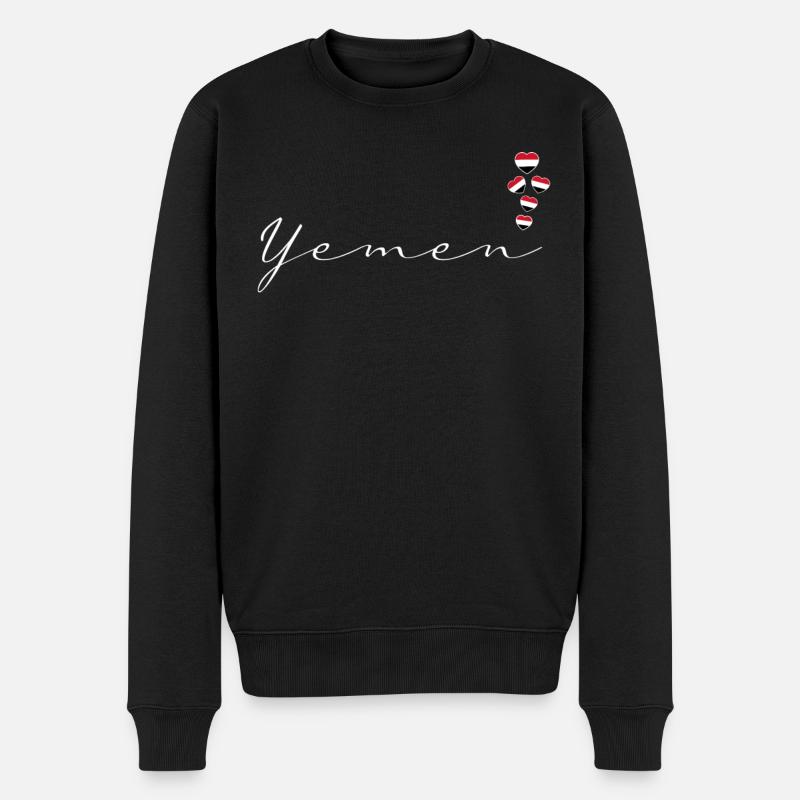 Yémen - Pull Premium bio Homme - noir