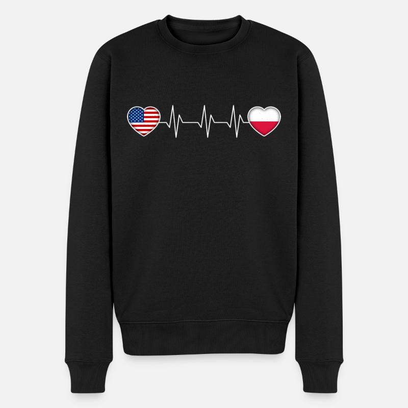 Pologne - Pull Premium bio Homme - noir