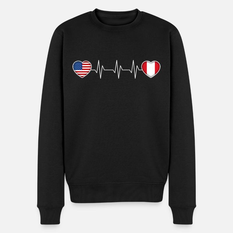 Pérou - Pull Premium bio Homme - noir