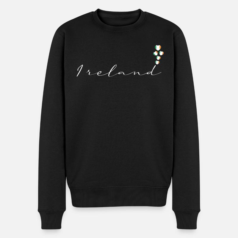 Irlande - Pull Premium bio Homme - noir