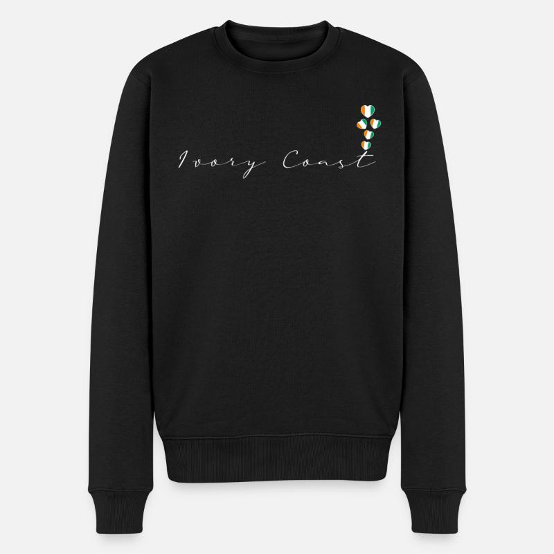 Côte d'Ivoire - Pull Premium bio Homme - noir