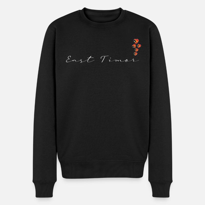 Timor oriental - Pull Premium bio Homme - noir