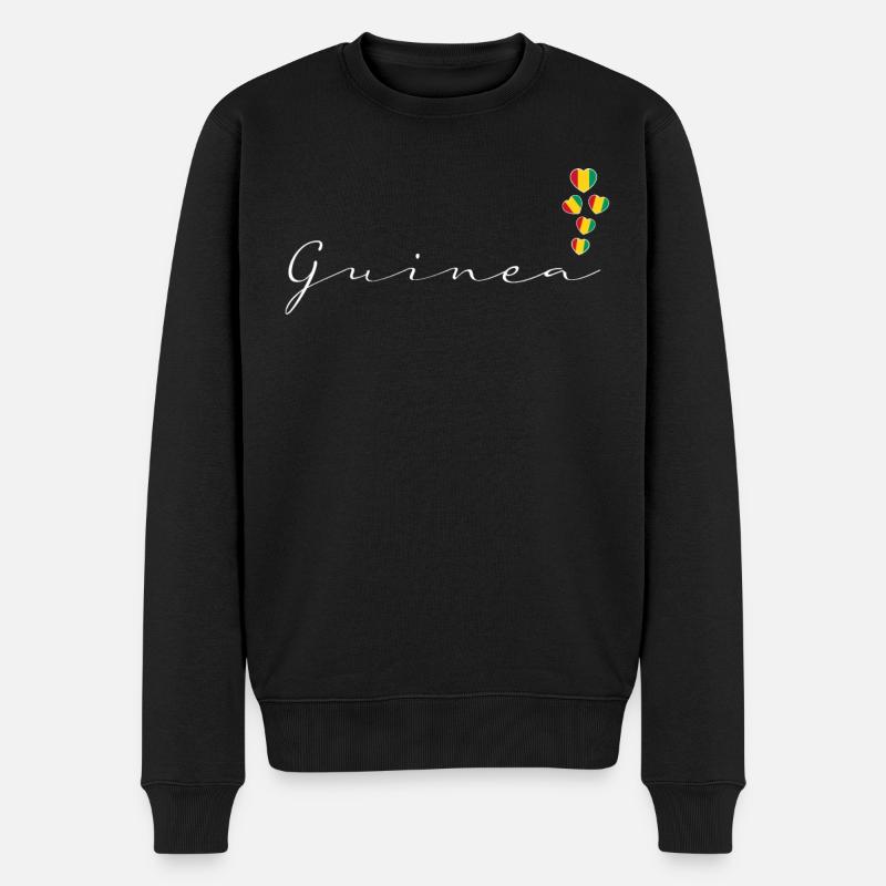 Guinée - Pull Premium bio Homme - noir