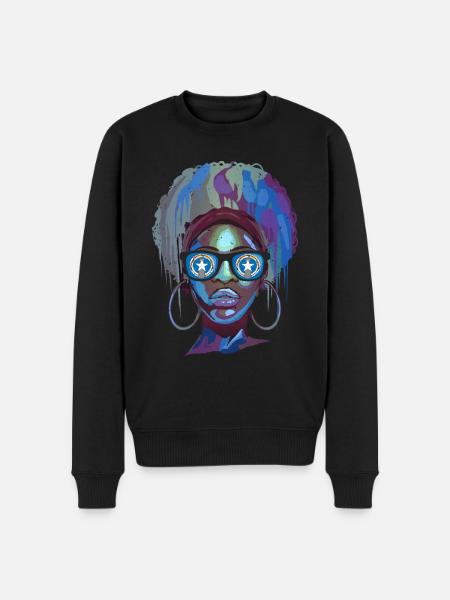 Nördliche Marianen - Männer Premium Bio Pullover - Schwarz