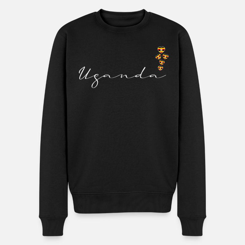 Ouganda - Pull Premium bio Homme - noir
