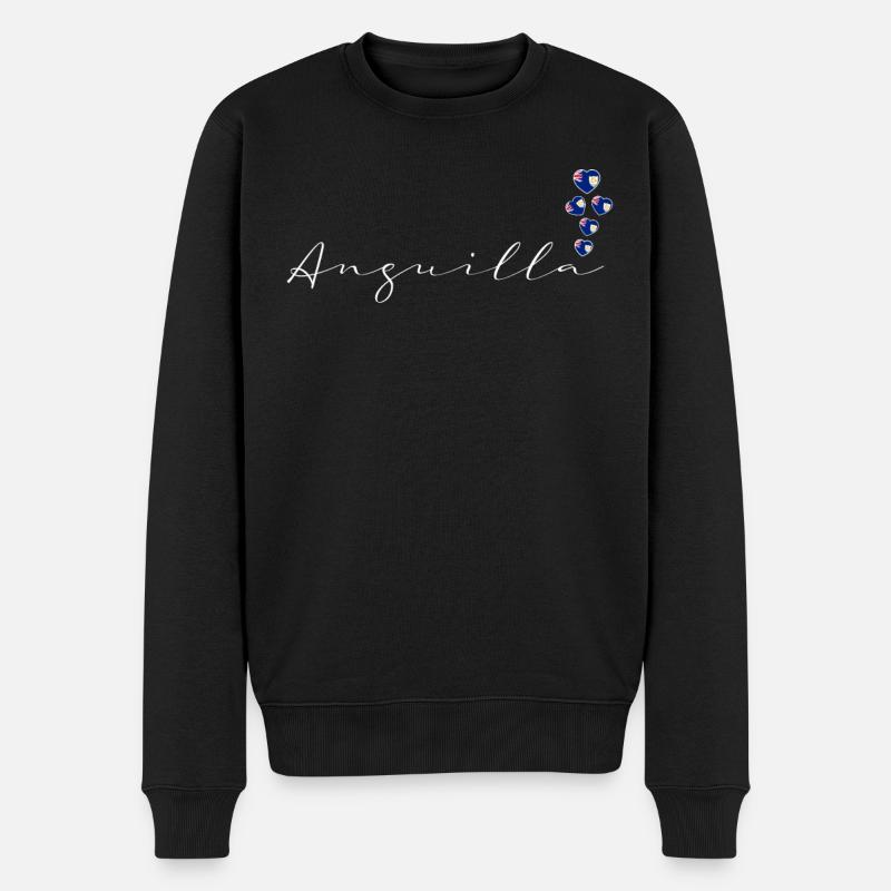 Anguilla - Pull Premium bio Homme - noir