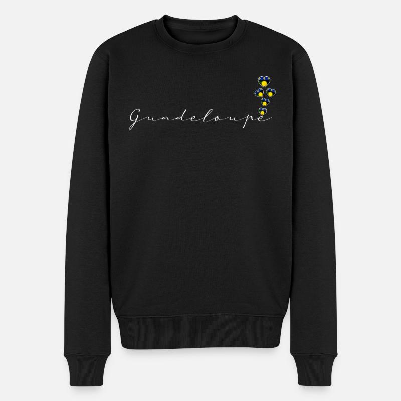 Guadeloupe - Pull Premium bio Homme - noir