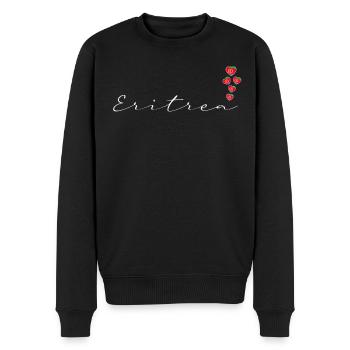 Eritrea - Men's Premium Organic Jumper - black - Front - Nico (187cm)