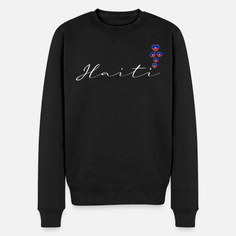 Haïti - Pull Premium bio Homme - noir