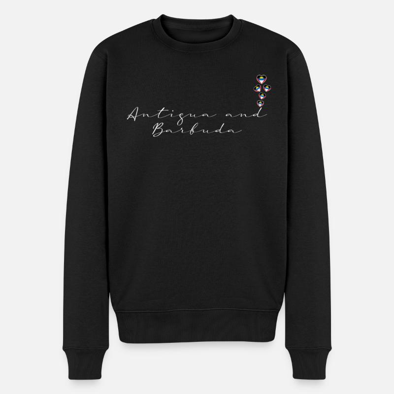 Antigua et Barbuda - Pull Premium bio Homme - noir