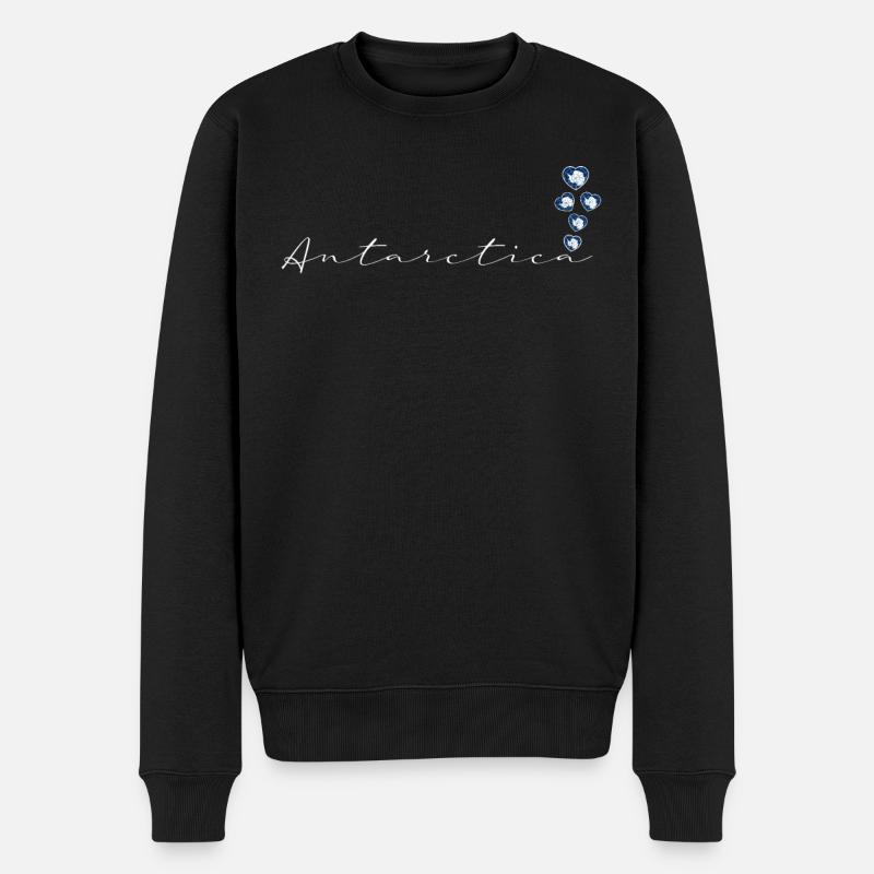 Antarctique - Pull Premium bio Homme - noir