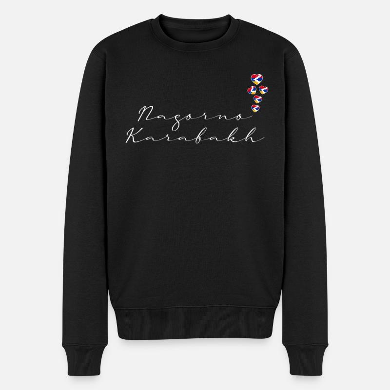 Bergkarabach - Männer Premium Bio Pullover - Schwarz