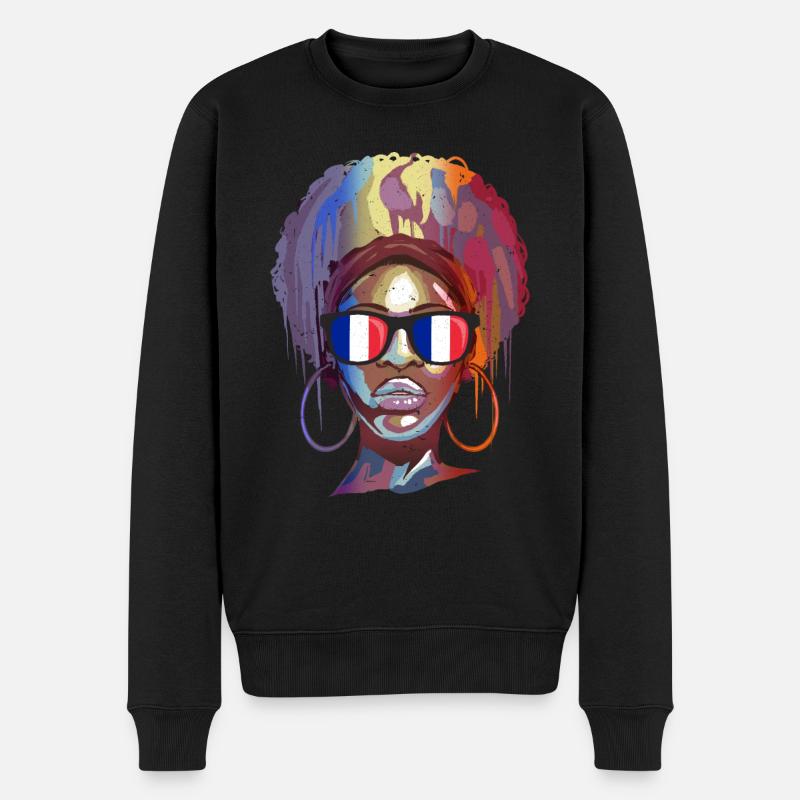 France - Pull Premium bio Homme - noir