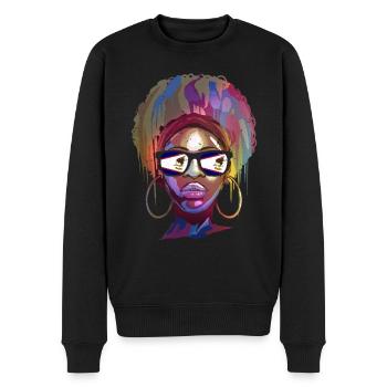 Amerikanisch-Samoa - Männer Premium Bio Pullover - Schwarz - Vorne - Nico (187cm)