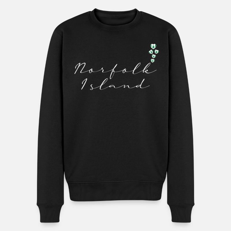 Île Norfolk - Pull Premium bio Homme - noir