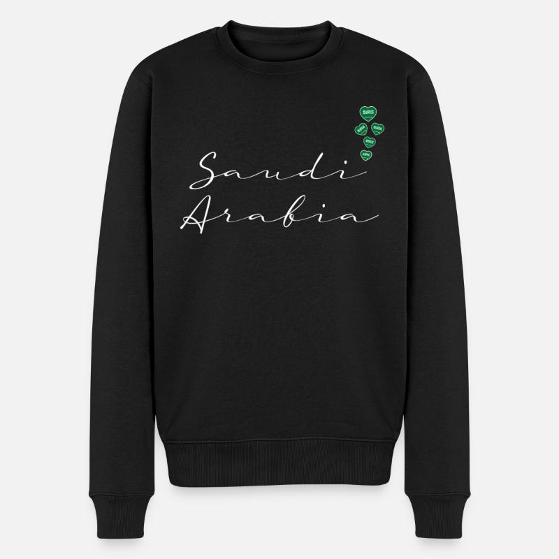 Arabie Saoudite - Pull Premium bio Homme - noir