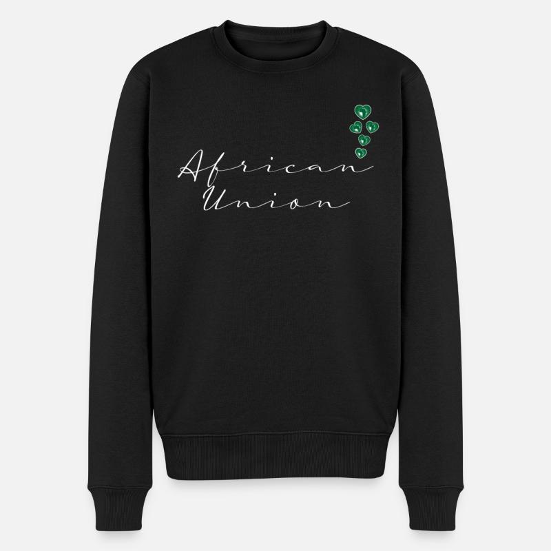 Union africaine - Pull Premium bio Homme - noir