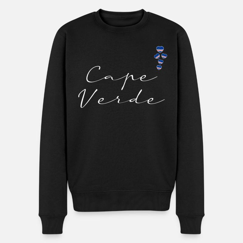 Cap Vert - Pull Premium bio Homme - noir