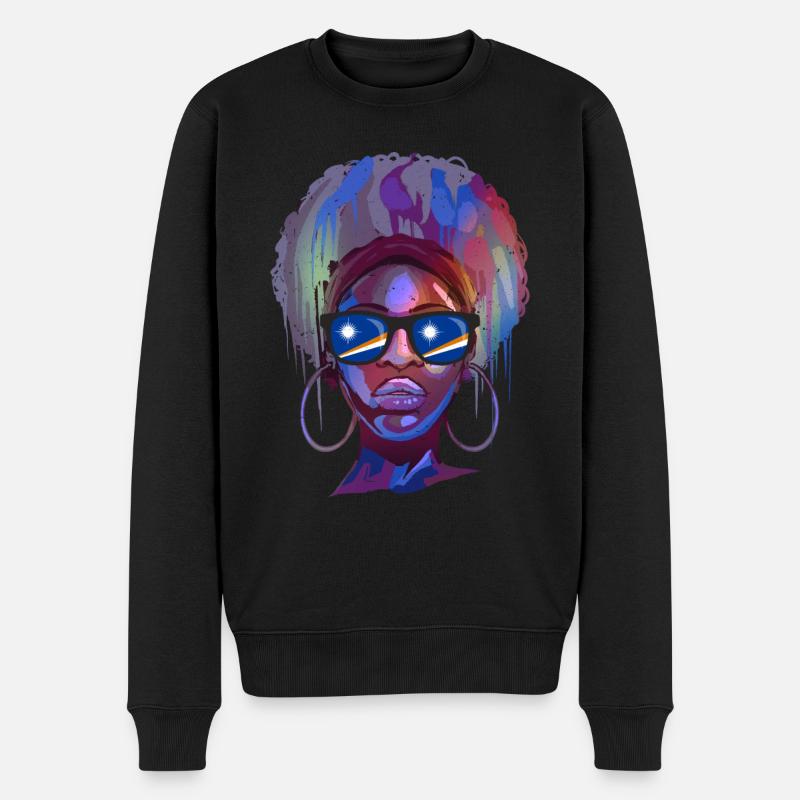 Marshall (Îles) - Pull Premium bio Homme - noir