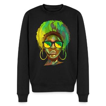 Guyane française - Pull Premium bio Homme - noir - Devant - Nico (187cm)