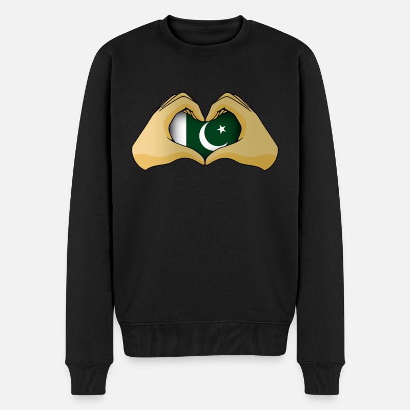 Pakistan - Pull Premium bio Homme - noir