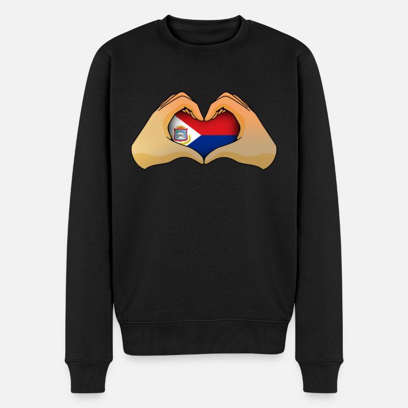 Sint Maarten - Pull Premium bio Homme - noir