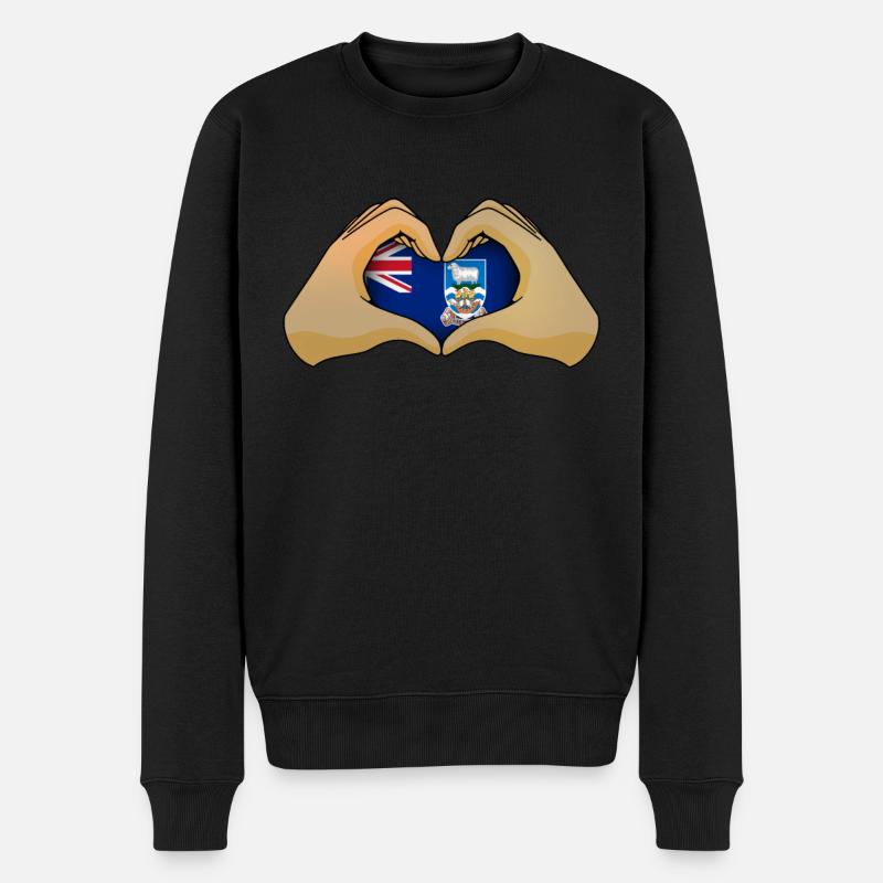 Falkland (Îles) - Pull Premium bio Homme - noir