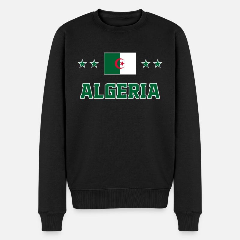 Algérie - Pull Premium bio Homme - noir