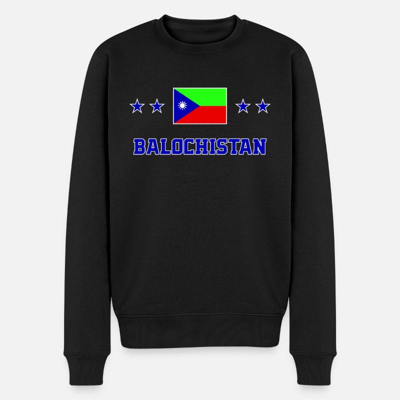 Baloutchistan - Pull Premium bio Homme - noir