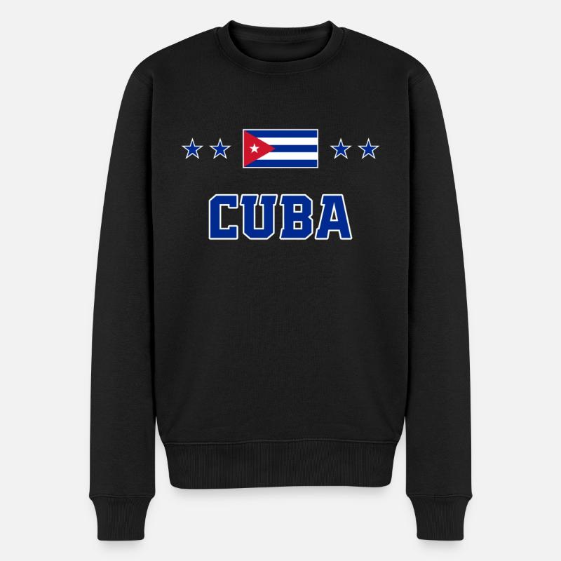 Cuba - Pull Premium bio Homme - noir